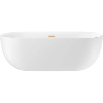 Отдельностоящая акриловая ванна Wellsee Chic Riviera 170x76 см в наборе 4 в 1 236802004