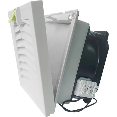 Вентилятор с фильтром ELAT IP54 152х152 мм 162 м3 (вырез 124×124 мм) 50/60 Hz AC230В FFL152 FFL152-230B-CE