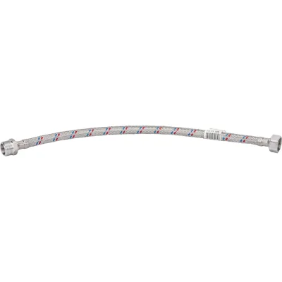 Гибкая подводка для воды (40 см; 1/2"; гайка-штуцер) VALTEC VTf.002.IS.0404040