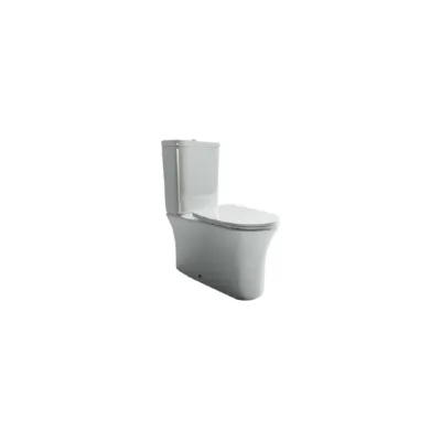 Напольная пристенная безободковая чаша унитаза Ceramicanova STAR Rimless CN1904-B