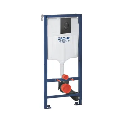 Система инсталляции для унитаза GROHE Rapid SL 3 в 1 с панелью смыва Skate Air, фантомный черный 1000044