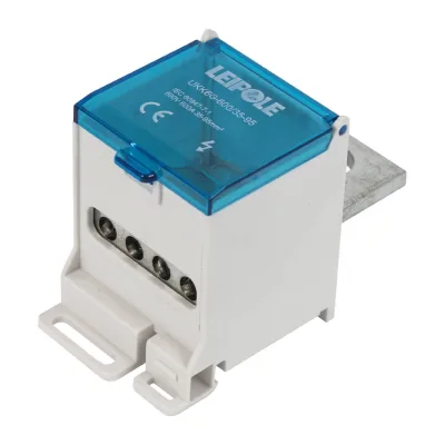 Распределительный блок (коробка) Leipole 600А, 690В, на DIN-рейку UKK6G-600/35-95/4x16 5012.058