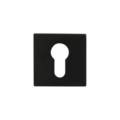 Ключевая накладка под евроцилиндр ADDEN BAU SC SQ-001 BLACK 940002023027