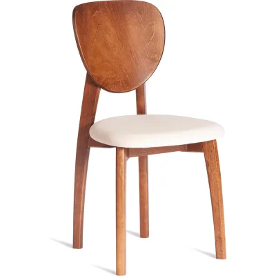 Стул DIAMANTE мягкое сидение, 42x42x85см, коричневый, ткань Tenerife Cream Tetchair 24691