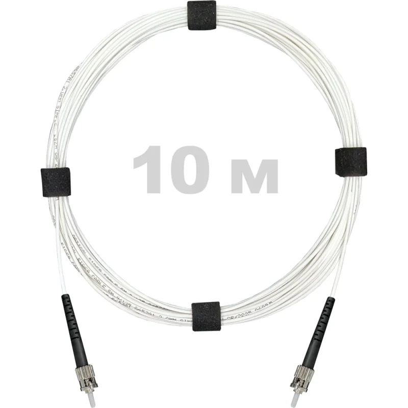 Патч-корд оптический Enginova ST/PC-ST/PC SM (G657.A1) 3mm SX LSZH 10 м ENG-PC-SX-2ST-657A1-10M