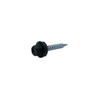 Саморез кровельный Крепстор 4,8х29 RAL 9005 черный янтарь, 300 шт 4665316949182