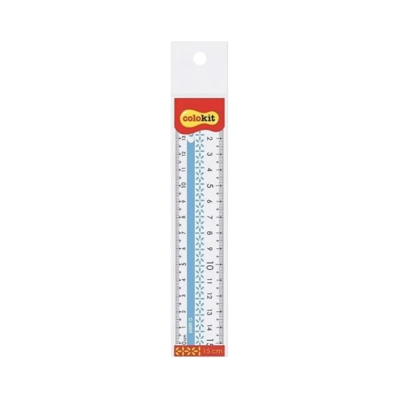 Линейка Flexoffice colokit, 15см C-SR09