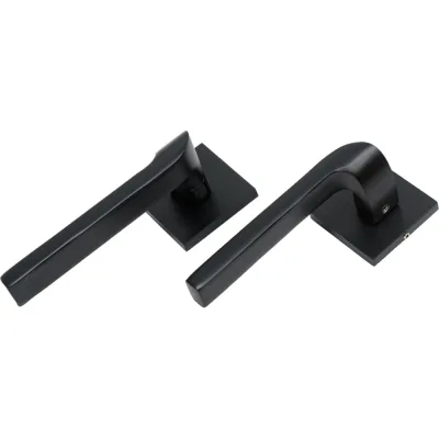 Дверные ручки на тонкой розетке BUSSARE ESTA A-76-40 BLACK 940000004033