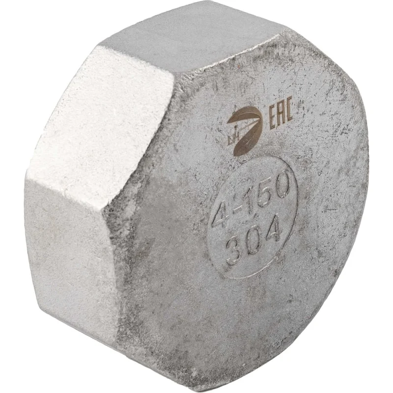 Заглушка NEWKEY В/Р 6-ти гранная нержавеющая сталь AISI304 DN 100 (4), (CF8), PN16 NK-DTP100/4
