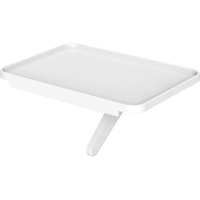Полка UniTeki DM1812W на телевизор для роутера приставки, кронштейн-полочка white SNM1812W