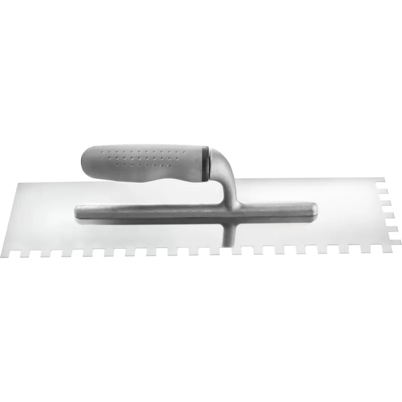 Гладилка HARDY серия 31 Profi, 38x10см, зубчатая 12x12мм, нерж.сталь, ручка 2K 0800-313812