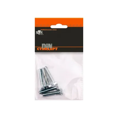 Болт SWFS DIN933 М6х25, 6 шт., пакетик тов-092101