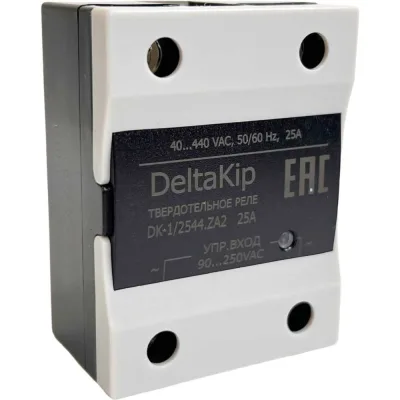 Общепромышленное однофазное твердотельное реле DELTAKIP DK1-2544.ZA2, 25А, 90...250VAC DK-F0000004
