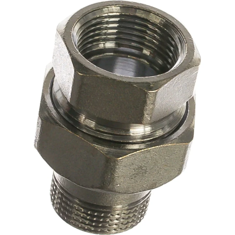 Сгон Giacomini прямой, НВ, 3/4", 3/4", латунь, хромированный R18X004