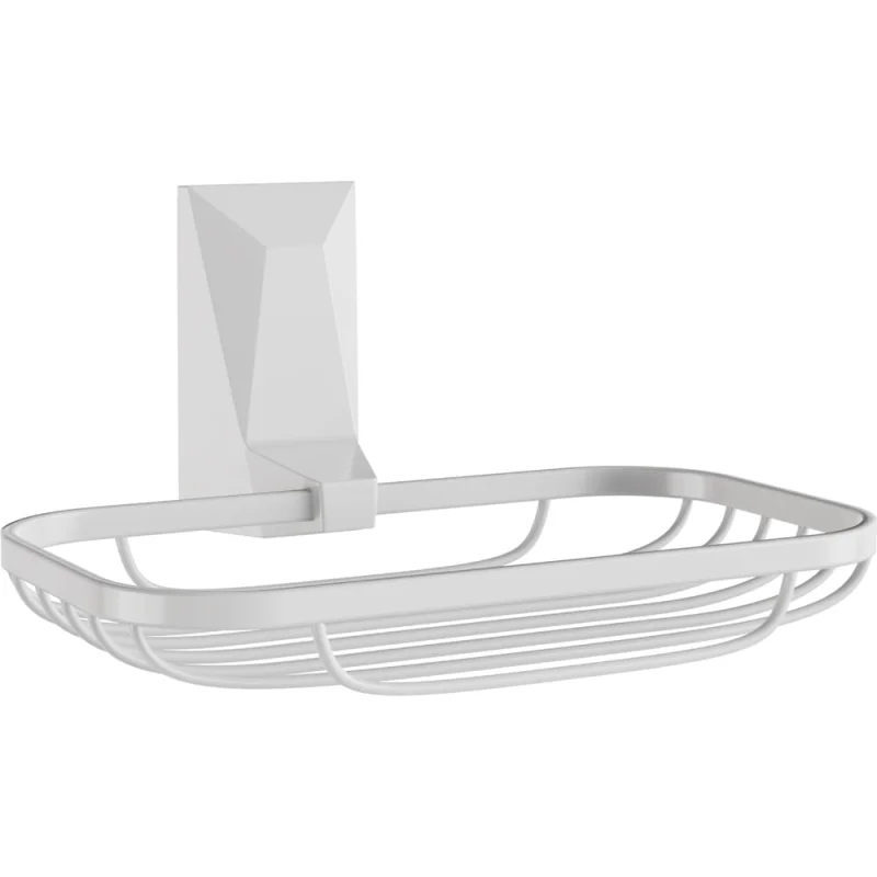 Настенная мыльница-решетка для ванной Kleber ICE White KLE-ICE040WT