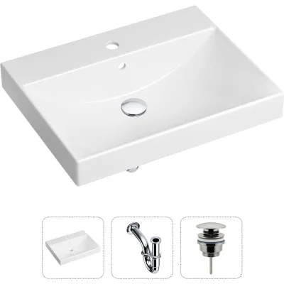 Врезная раковина для ванной Lavinia Boho Bathroom Sink в комплекте 3 в 1 21520543