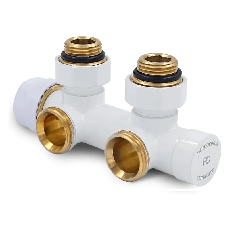 Узел нижнего подключения термостатический угловой Primoclima Armature Thermolink 1/2x3/4, б PCS3412SW