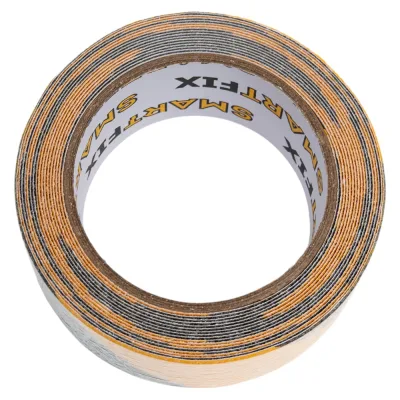Лента клейкая противоскользящая Smart Fix SmartFix  ANTI-SLIP, 50 мм*5 м, чёрно-жёлтая 135607