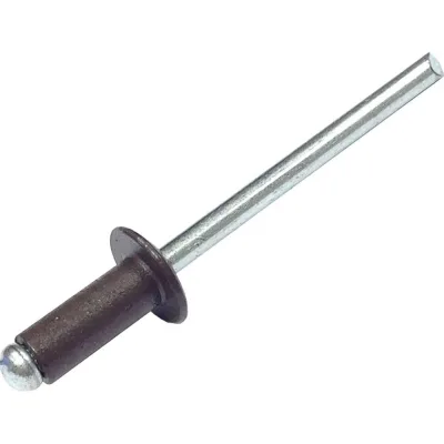 Заклёпка вытяжная Daxmer 4,0x10 мм, RAL 8004, алюм/ст., 1000 шт. 00000330807
