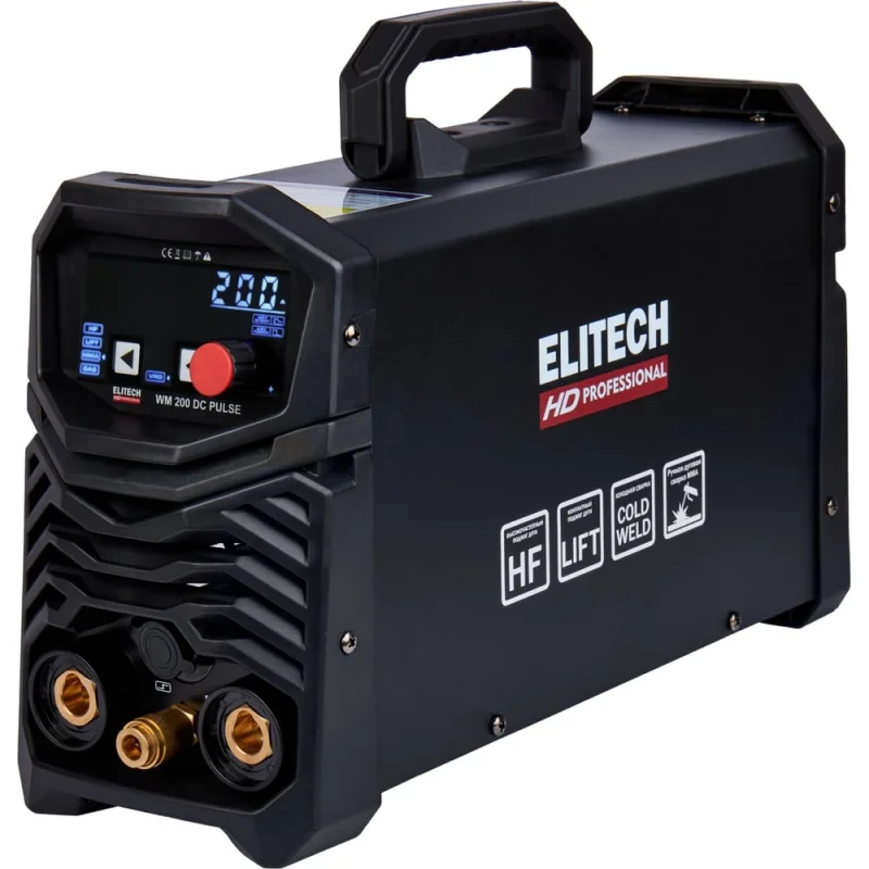 Сварочный инвертор TIG WM 200 DC PULSE HD Elitech 204475