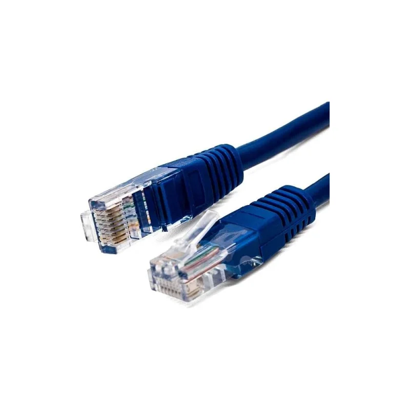 Кабель патч-корд U/UTP 6 кат. 5м FL-U6-5M-BL 26AWG(7x0.16 мм), омедненный алюминий (CCA), PVC, синий Filum 00-00873021