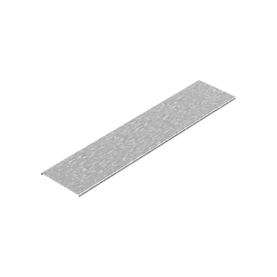 Крышка OSTEC к лотку 50x11x3000, толщина 1,0 мм, Сендзимир цинк КЛЗТ-50х11х3000-1,0-СЦ