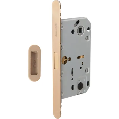 Магнитная защелка ARMADILLO WC с ответной планкой GRAVITY.PRO G01.196.50.96 FSG флорентийское золото 57297