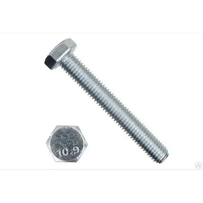 Болт COMPRAG М10х35 прочность 10,9 оц. DIN 931, 5 шт в упаковке 60302043