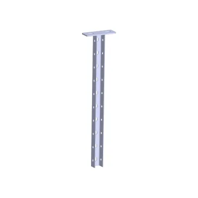 Стойка потолочная сварная LOTOK средние нагрузки, 300 мм, пятка 120x44 (4,0) LCSw 35x30x300 (2,0)