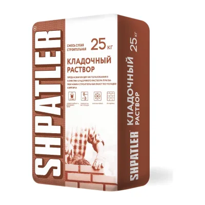 Цветной кладочный раствор ШПАТЛЕР М150, коричневый, 25 кг Ш00091