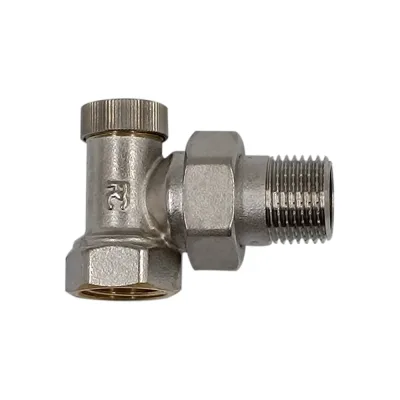 Запорный клапан угловой Primoclima Armature 1/2, никелированный PC1212RA