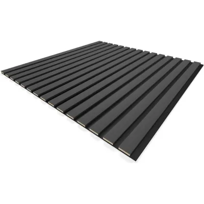 Панель Стеновая Акустическая Comfort De Luxe Black Lead STELLA 600x600x9 (уп.1шт.) ЦБ-00016382