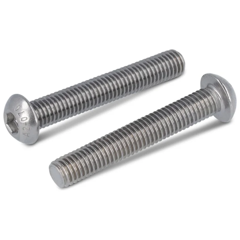Винт Edelfix ISO 7380-1 M6x16/16 мм, А2 полукруглая головка, внутренний шестигранник 10 шт. 738012616 10