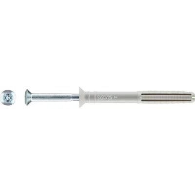 Дюбель-гвоздь Tecfi YZ потайн. манжета, нейлон, 5x50, 100 шт. пакет 148861
