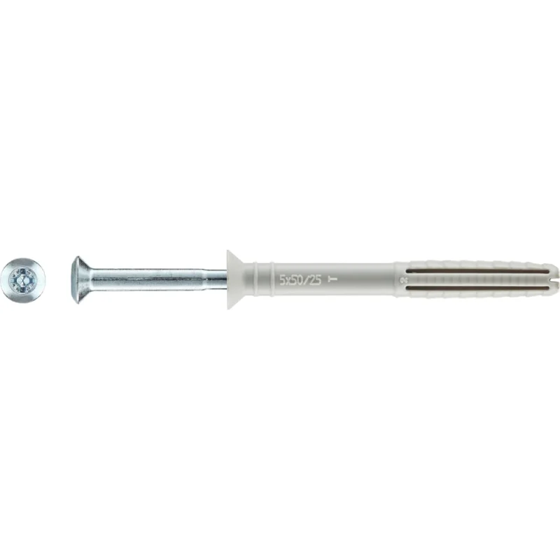 Дюбель-гвоздь Tecfi YZ потайн. манжета, нейлон, 5x50, 100 шт. пакет 148861