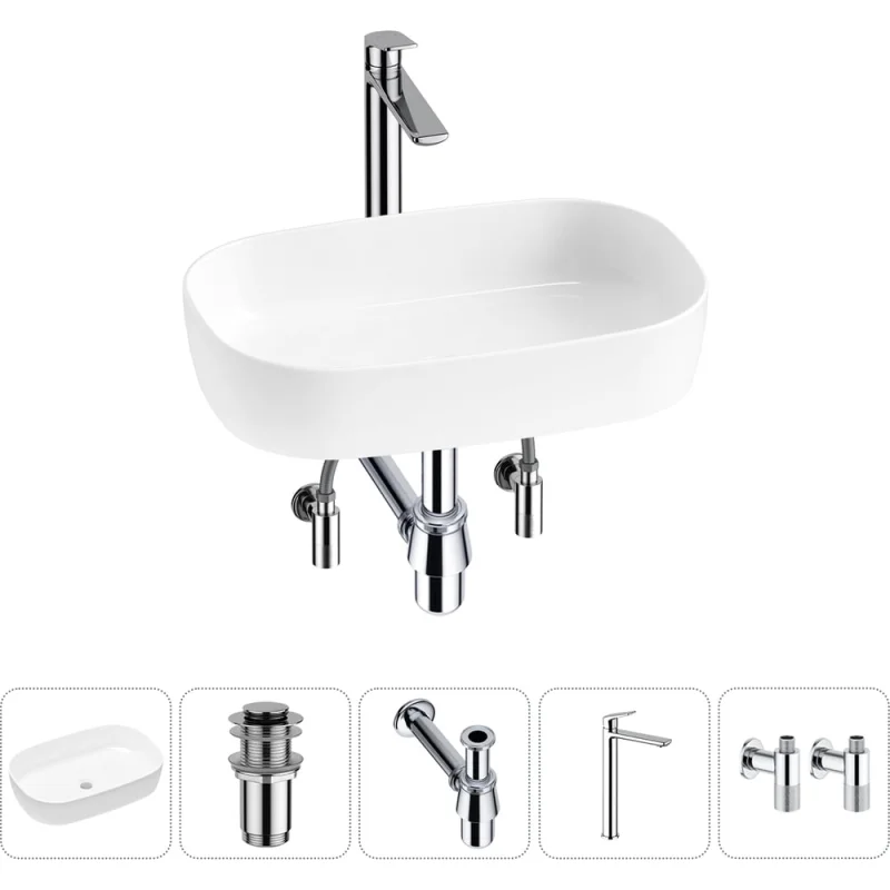 Накладная раковина для ванной Lavinia Boho комнаты Bathroom Sink в наборе 5 в 1 20217483R