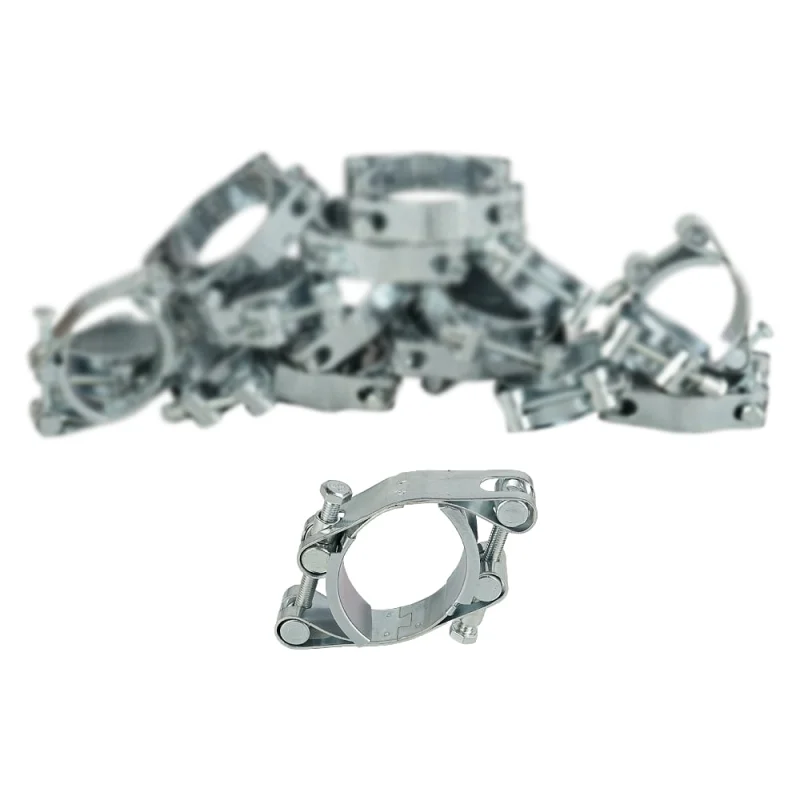Хомут силовой двухболтовый Rusbelt 120-130 мм, W1, 10 шт. 00-00041400