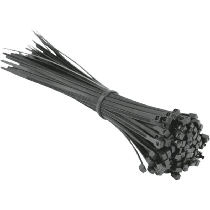 Пластиковый хомут для стяжки пластиковый Turbosky CT-2B 2. 5×150 ( черный), 100 шт 654