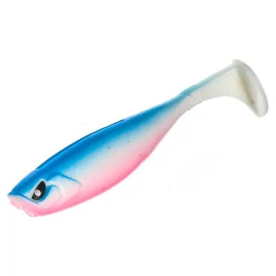 Виброхвосты LUCKY JOHN LJ 3D Series BASARA SOFT SWIM 2.5in, цвет PG05, 8шт. 140402-PG05