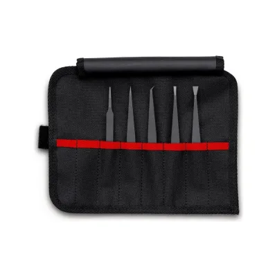 Набор пинцетов Knipex углепластиковых ESD, 5 пр. KN-920005ESD