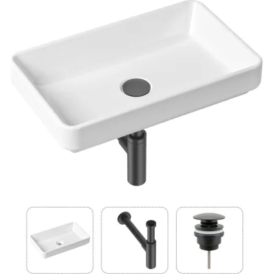 Накладная раковина для ванной Lavinia Boho Bathroom Sink Slim в комплекте 3 в 1 21520146