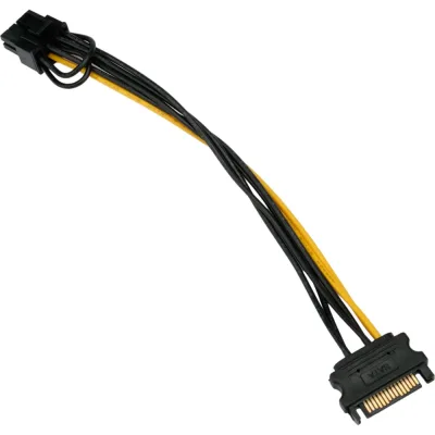 ΠΠ°Π±Π΅Π»Ρ ΠΏΠΈΡΠ°Π½ΠΈΡ Cablexpert sata, pcie 8pin/sata 15pin, 20ΡΠΌ, ΠΌΠ΅Π΄Π½ΡΠΉ ΠΏΡΠΎΠ²ΠΎΠ΄Π½ΠΈΠΊ, ΠΏΠ°ΠΊΠ΅Ρ, CC-PCIE-SATA-20CM