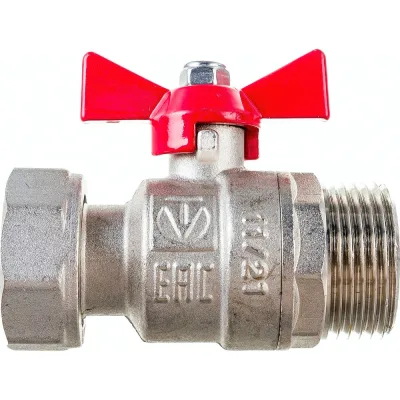 Шаровой кран VALTEC с накидной гайкой, 1 внутренняя-наружная VT.260.N.0606