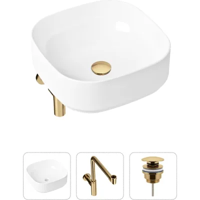 Накладная раковина для ванной Lavinia Boho Bathroom Sink Slim в комплекте 3 в 1 21520266