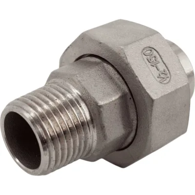 Американка NEWKEY c/нр нержавеющая сталь AISI304 DN15 (1/2), (CF8), PTFE, PN16 NK-AW/M15/4