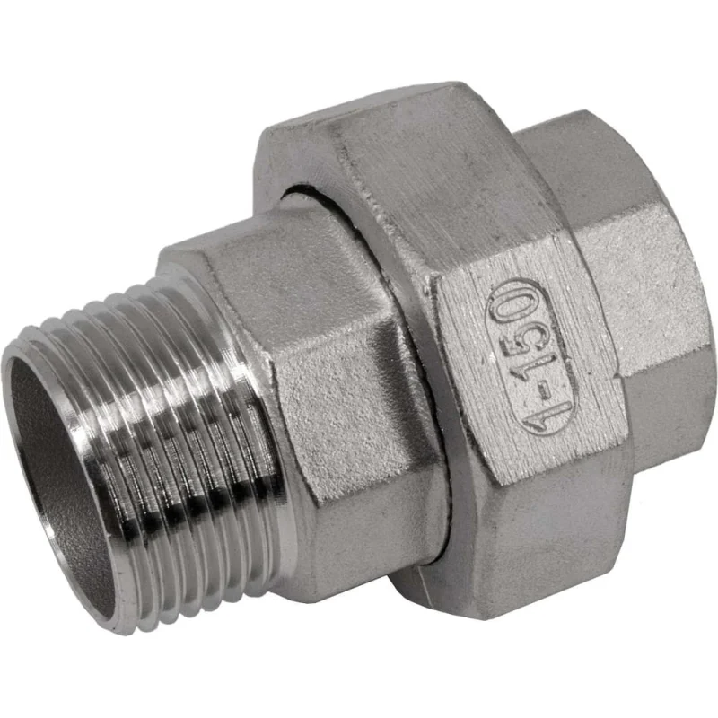 Американка NEWKEY нр/вр нержавеющая, AISI316 DN25 (1), (CF8М), PTFE, PN16 NK-ADM25/6