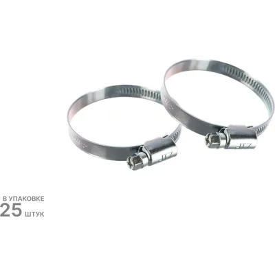 Хомут червячный ZIP 40-60/9W1, 25 шт., арт. 805104
