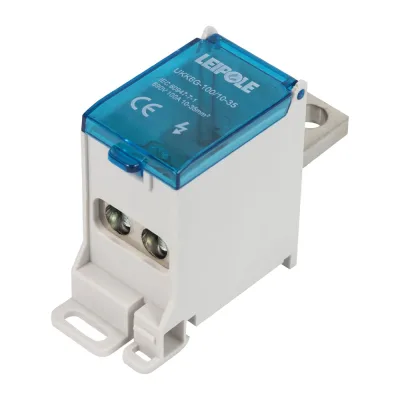Распределительный блок (коробка) Leipole 100А, 690В, на DIN-рейку UKK6G-100/10-35/2x25 5012.033