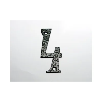 Цифра дверная Крепстор №4-110 мм, черный матовый, 1 шт. 4665317040925