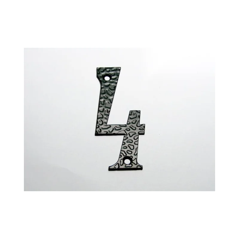 Цифра дверная Крепстор №4-110 мм, черный матовый, 1 шт. 4665317040925